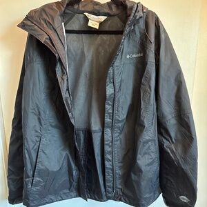 Columbia Women’s Arcadia II Rain Jacket Black Size XL